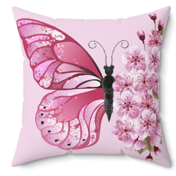 Accent Butterfly Pillow - Picture 2 of 12